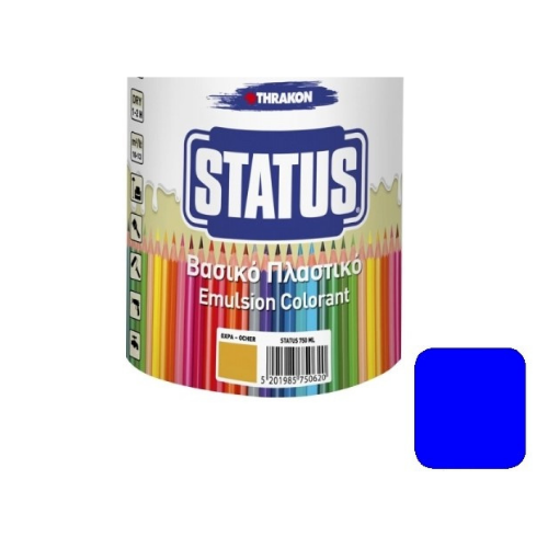 Βασικό Πλαστικό Χρώμα Thrakon Status Μπλε (ml)