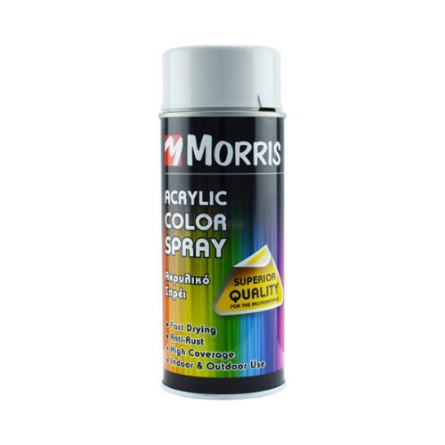 Σπρέι Βαφής Ακρυλικό Morris RAL7035 High Gloss Light Grey 400ML
