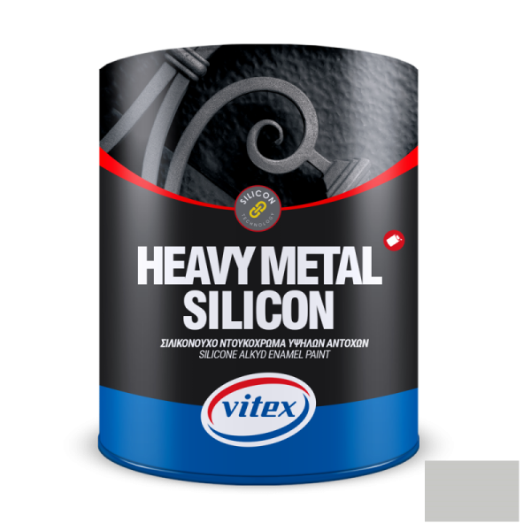 Ντουκόχρωμα Σιλικονούχο Μετάλλου Vitex Heavy Metal Silicon 740 Silver Μεταλιζέ (ml)