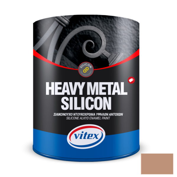 Ντουκόχρωμα Σιλικονούχο Μετάλλου Vitex Heavy Metal Silicon 730 Bronze Μεταλιζέ (ml)
