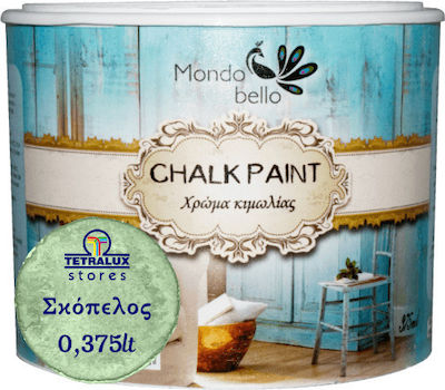 Χρώμα Κιμωλίας Mondobello Chalk Paint Σκόπελος (Πράσινο) 375ml