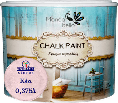 Χρώμα Κιμωλίας Mondobello Chalk Paint Κέα (Ροζ) 375ml