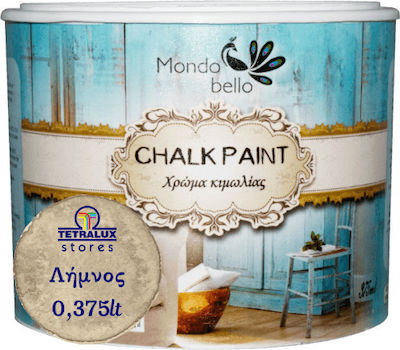 Χρώμα Κιμωλίας Mondobello Chalk Paint Λήμνος (Μπεζ) 375ml