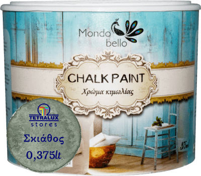 Χρώμα Κιμωλίας Mondobello Chalk Paint Σκιάθος (Χακί) 375ml