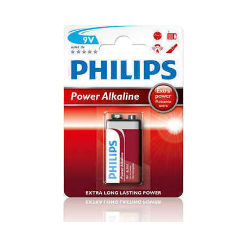 Μπαταρία Philips Power Alkaline 6LR61 9V