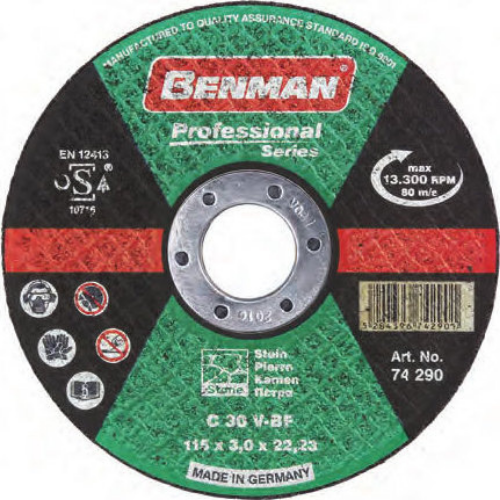 Δίσκος Κοπής Μαρμάρου Benman C30 V-BF  74291 125×3,0x22,23mm
