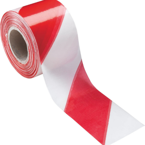 Ταινία Σήμανσης PVC Red-White 14.0028 70mm x 200m Geko
