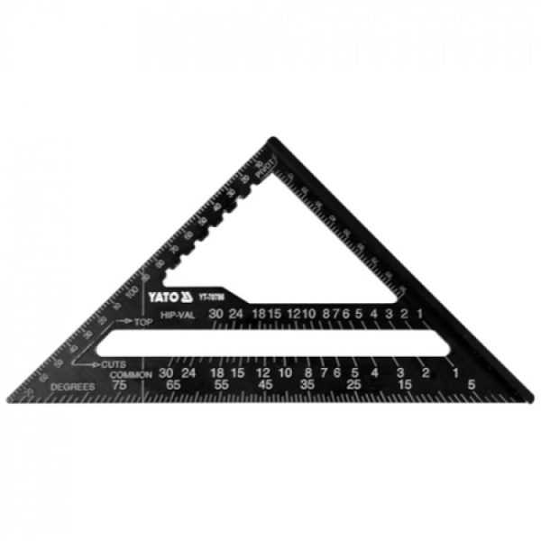 Yato Τρίγωνο Μέτρησης Σχεδιασμού Αλουμινίου 180mm ΥΤ 70786 2