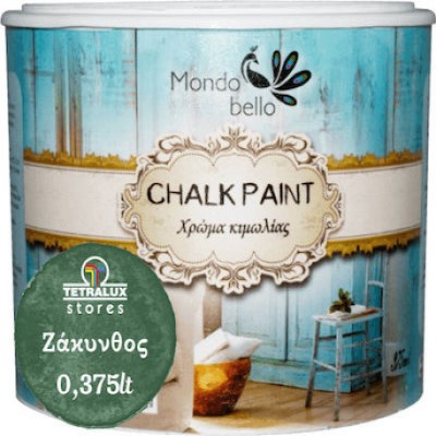Χρώμα Κιμωλίας Mondobello Chalk Paint Ζάκυνθος (Πράσινο) 375ml
