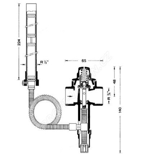 temperature relief valve honeywell ts131